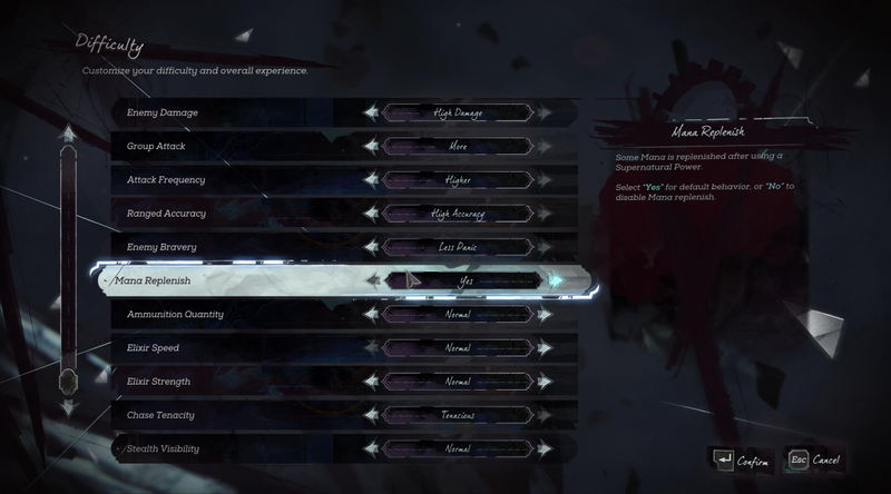 Illustration for article titled Dishonored 2’s New Custom Difficulties Give You A Lot Of Options